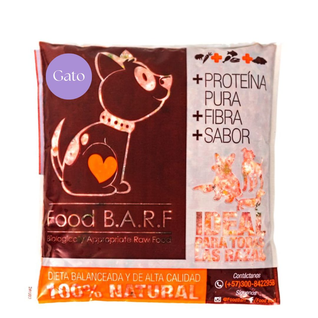 Dieta BARF Gatos 600gr