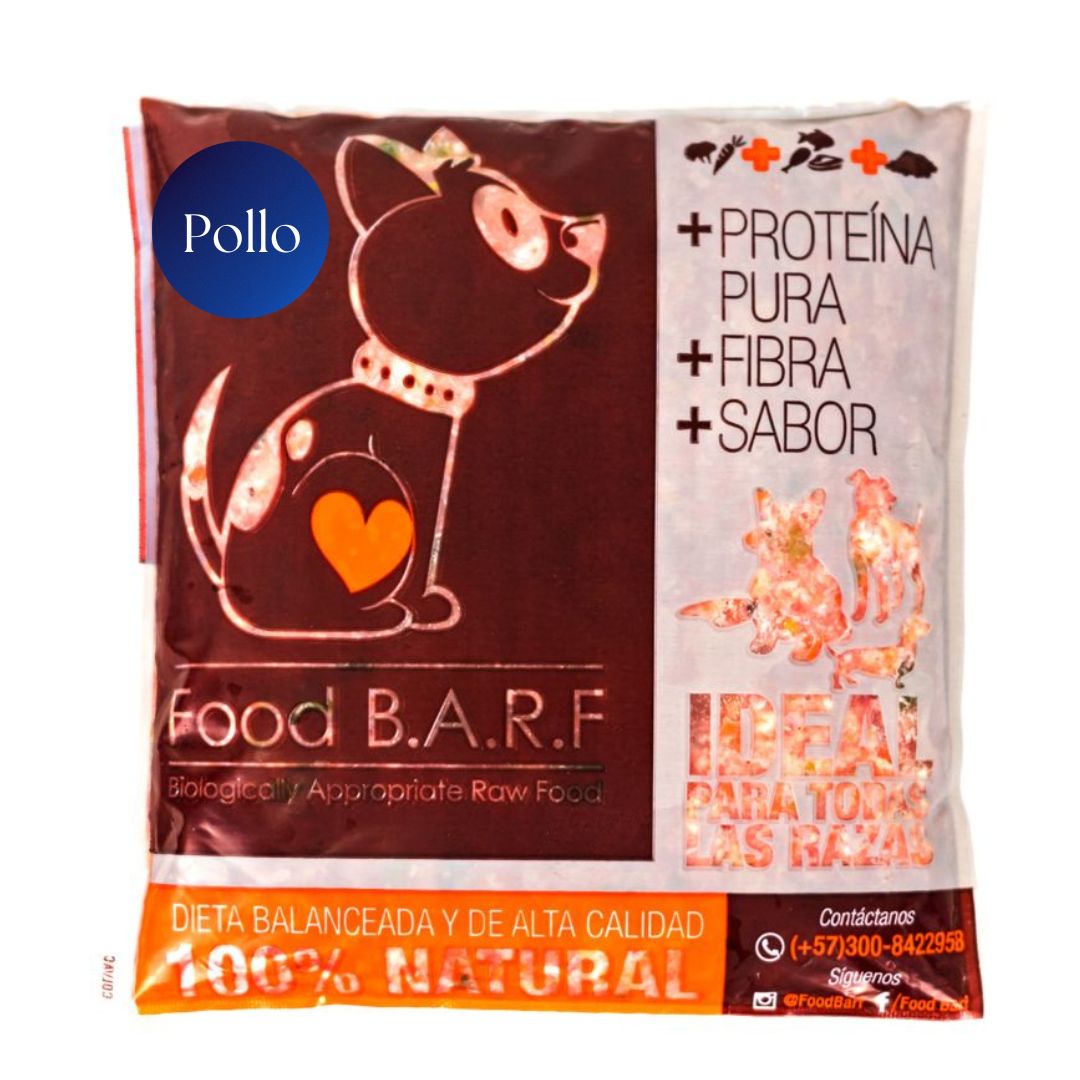 Dieta BARF Pollo 300gr