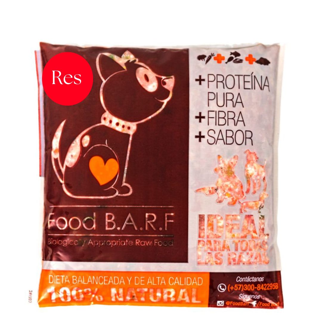 Dieta BARF Res 600gr